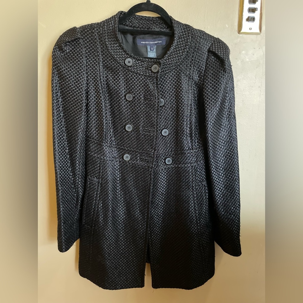 Classy French Connection Coat With Unique Texture! - image 1